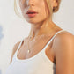 Necklace, 18K Gold Plated Steel