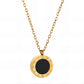 Necklace, 18K Gold Plated Steel