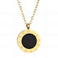 Necklace, 18K Gold Plated Steel