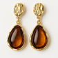 Set de 3 Paires de Boucles d’Oreilles – Style Ambre & Doré