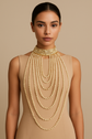 Collier Multi-Rangs Perles Blanches – Style Français